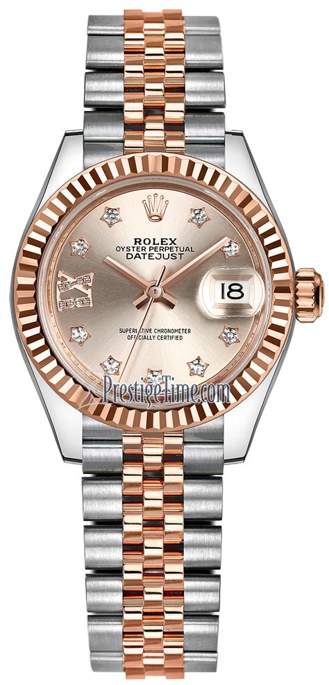 ladies rolex stainless and gold|ladies Rolex 28mm datejust.